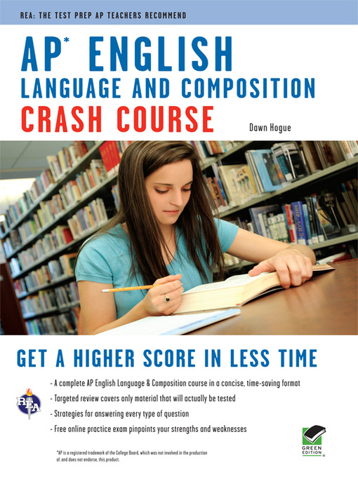 Upplýsingar um AP English Language & Composition Crash Course eftir Dawn Hogue - Til útláns